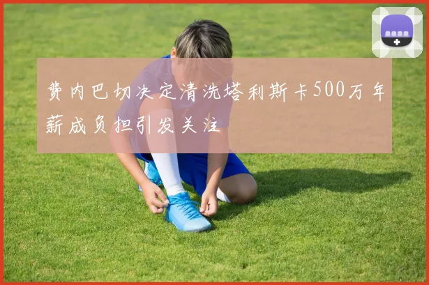 费内巴切决定清洗塔利斯卡500万年薪成负担引发关注